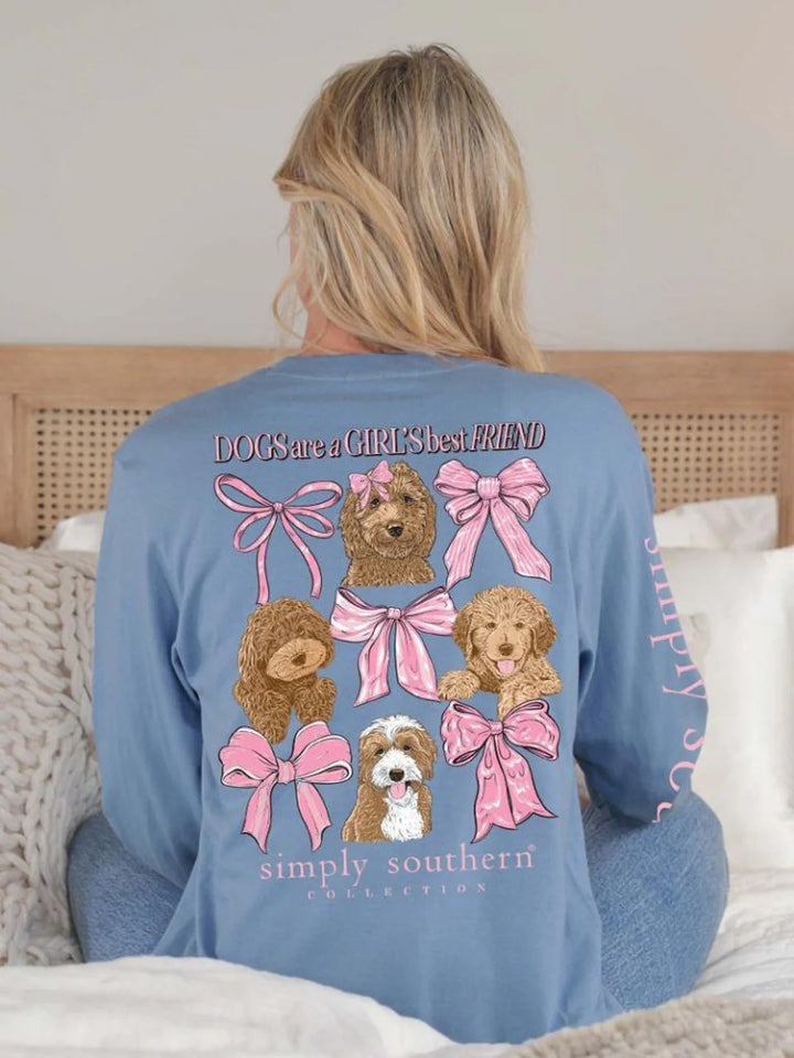 Simply Southern: Dogs Are a Girls Best Friend Long Sleeve Tee