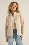 Z Supply: Bonfire Jacket - Heather Latte