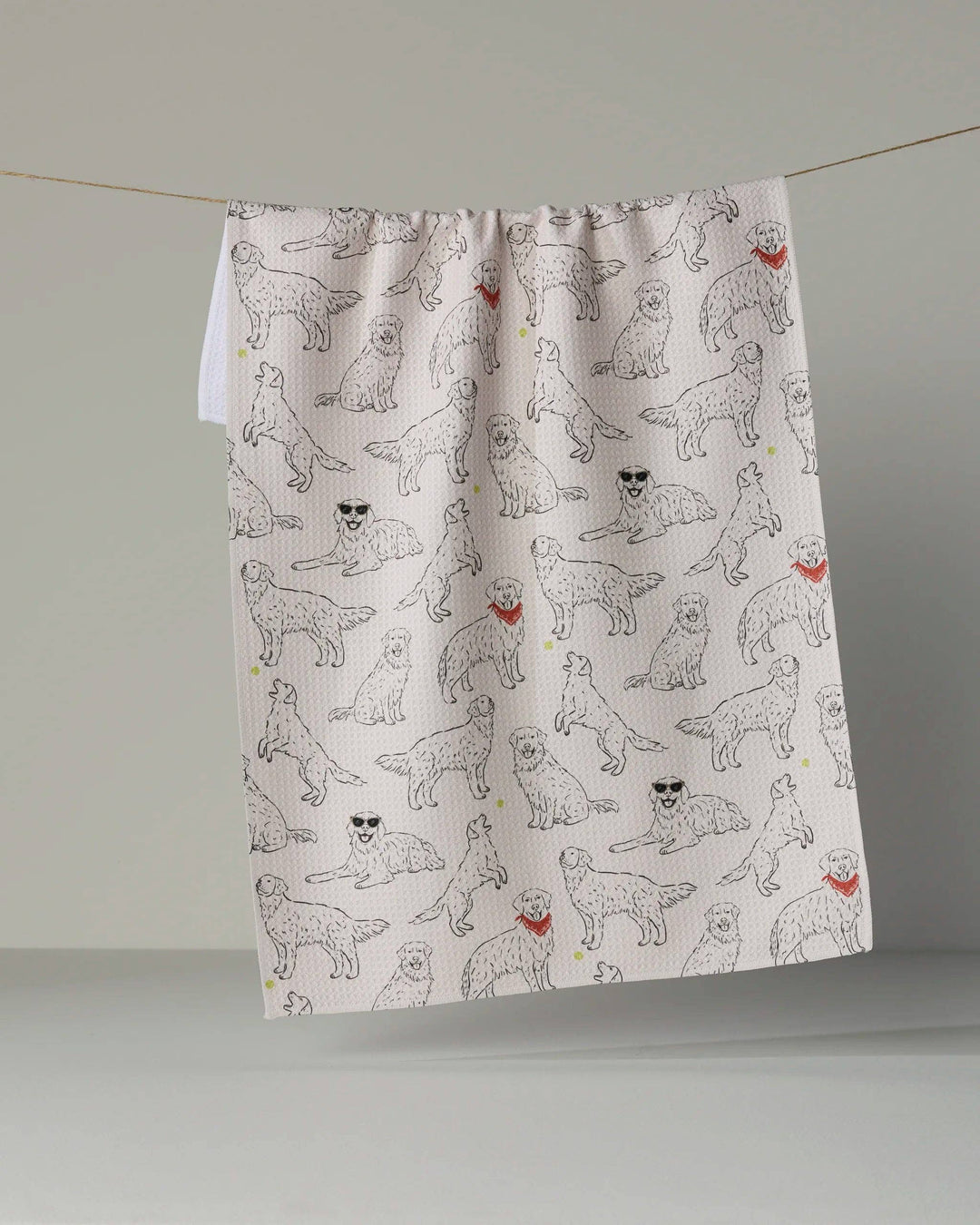 Golden Gang Tea Towel: Poppy