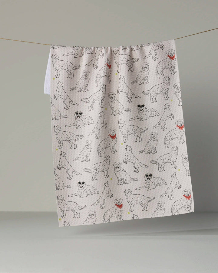 Golden Gang Tea Towel: Poppy