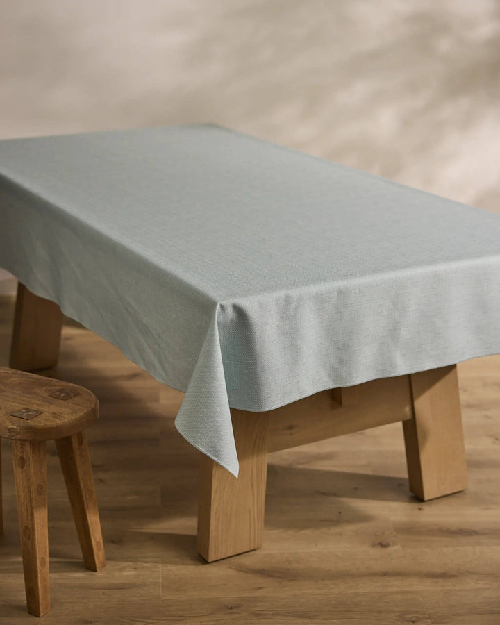 Chambray Light Blue Tablecloth: Large - 62" x 108"