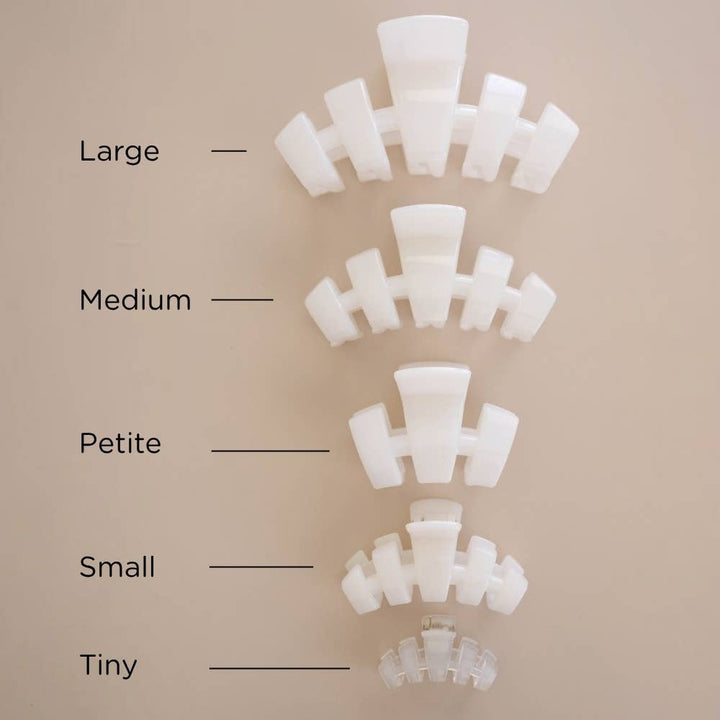 Classic | Coconut White | Petite | Claw Clip