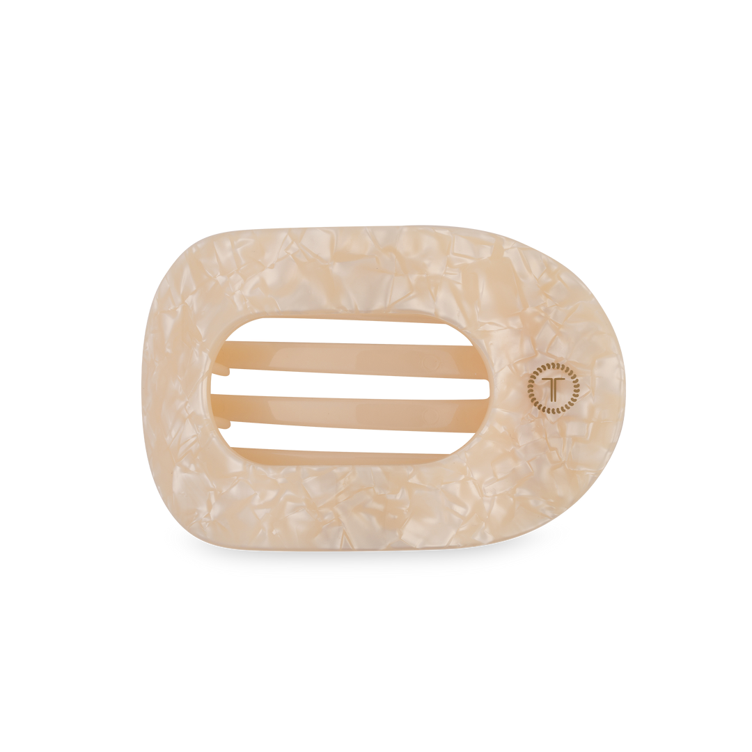 TELETIES: Medium Flat Round Clip - B Social Boutique