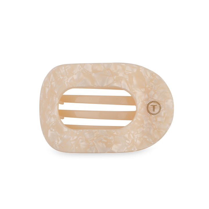 TELETIES: Medium Flat Round Clip - B Social Boutique