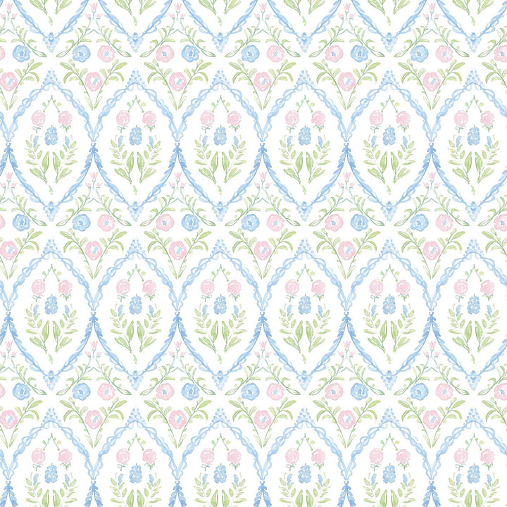 Wrap Grandmillienial Floral Medallion - Prosecco Collection