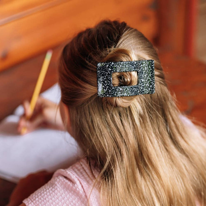 Study Session Small Flat Rectangle Hair Clip