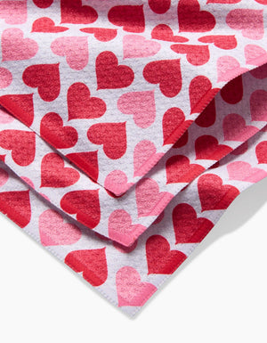 Blushing Hearts Dishcloth Set