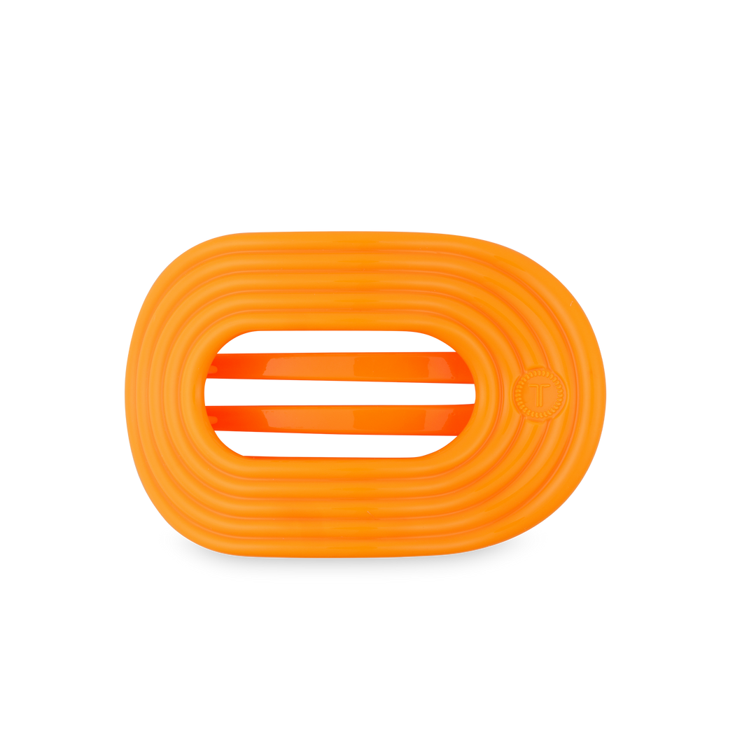 TELETIES: Medium Flat Round Clip - B Social Boutique