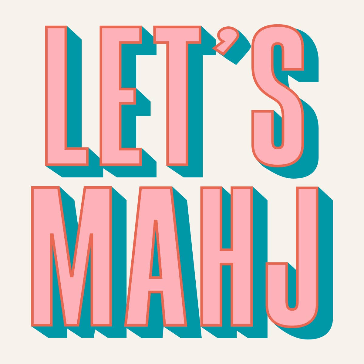 B Social Boutique Mahjong Napkins