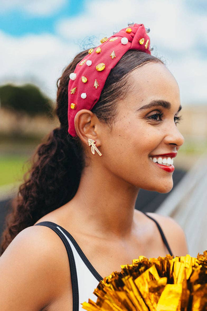 Florida State Spear Stud Earrings
