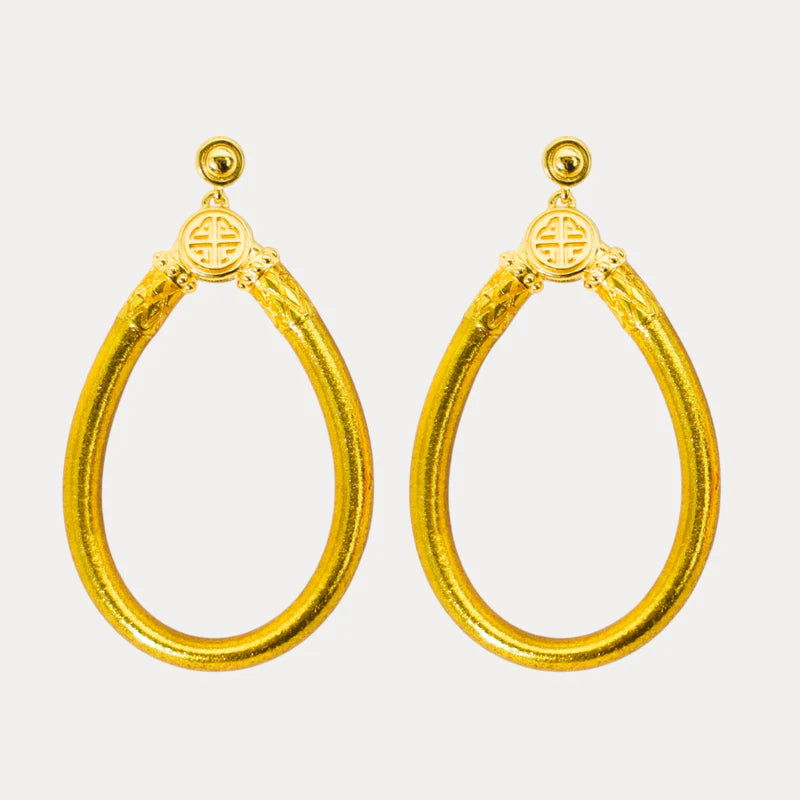 BuDhaGirl: Gold All Weather Earrings