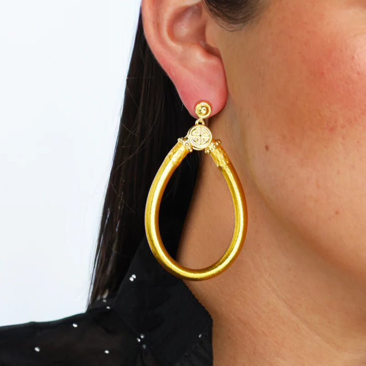 BuDhaGirl: Gold All Weather Earrings