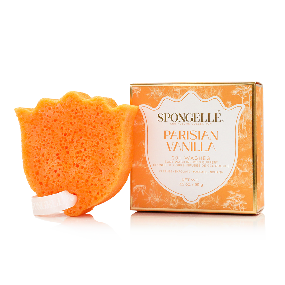 SPONGELLE: Les Fleurs Body Buffer