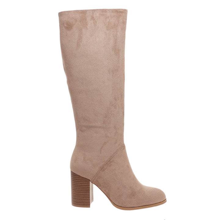 Chic Staple Knee-High Boots – Taupe