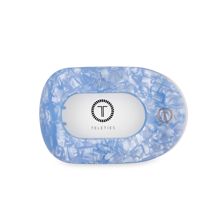 Flat Round Hair Clip | Medium | Blue Lagoon - B Social Boutique