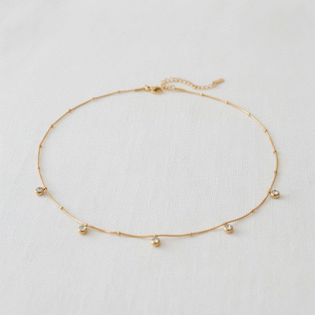 Cubic Zirconia Pendant Necklace