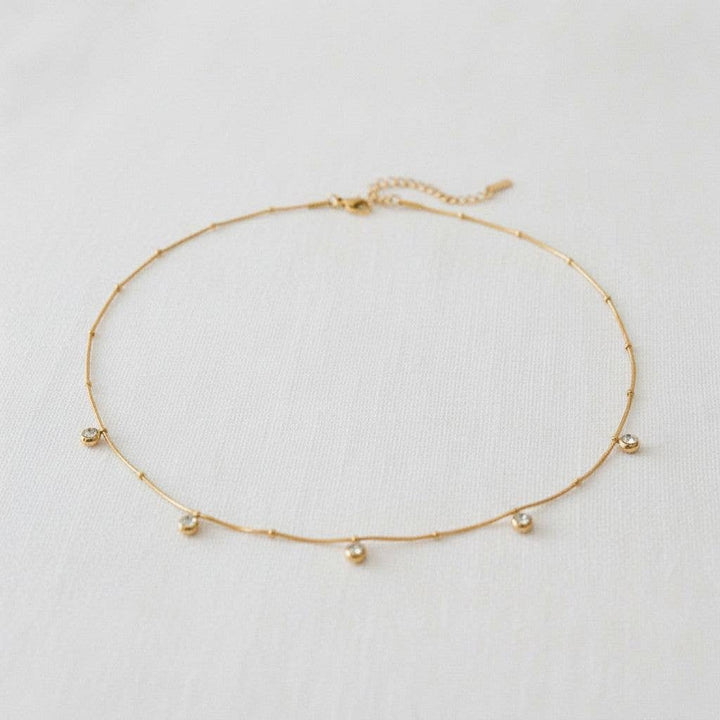 Cubic Zirconia Pendant Necklace