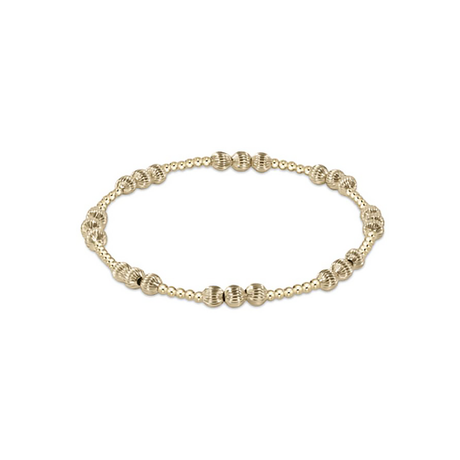 enewton: Dignity Joy Pattern 4mm Bracelet- Gold