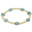 enewton: Admire Gold 3mm Bead Bracelet - Amazonite