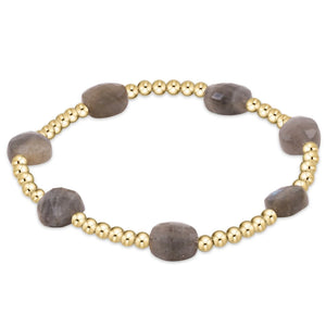 enewton: Admire Gold 3mm Bead Bracelet - Labradorite