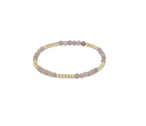 enewton: Blissful Pattern 2.5mm Bead Bracelet - Pink Opal