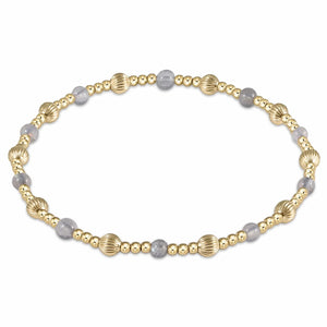 enewton: Dignity Sincerity Pattern 4mm Bead Bracelet - Labradorite