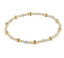 enewton: Dignity Sincerity Pattern 4mm Bead Bracelet - Moonstone