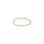 enewton: Gemstone Gold Sincerity Pattern 3mm Bead Bracelet - Hot Mess