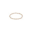 enewton: Gemstone Gold Sincerity Pattern 3mm Bead Bracelet - Pink Opal