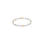 enewton: Worthy Pattern 3mm Bead Bracelet - Aquamarine