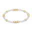 enewton: Worthy Pattern 3mm Bead Bracelet - Moonstone