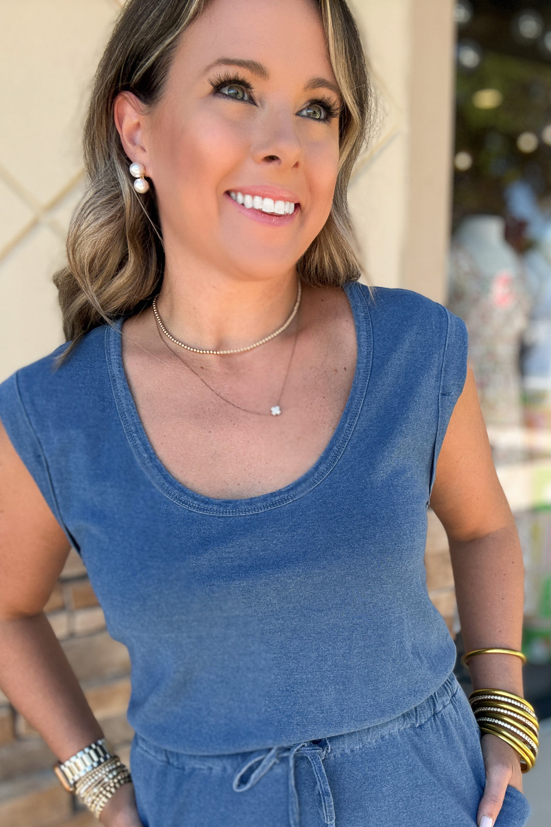 enewton: 16" Necklace Gold - Signature Cross Gold