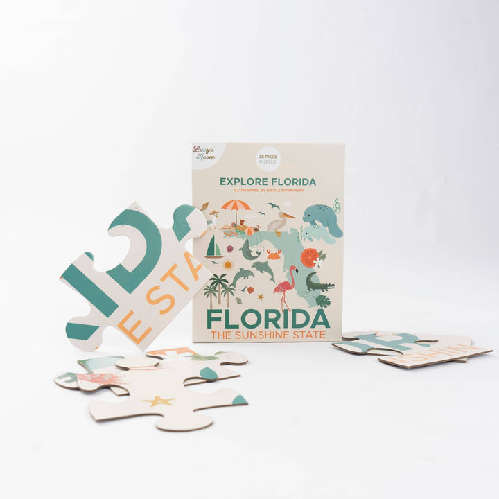 Lucy's Room Explore Florida Puzzle – Educational Kids Puzzle