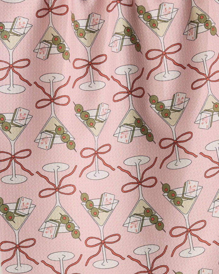 Flower-tinis Tea Towel - Mahjong