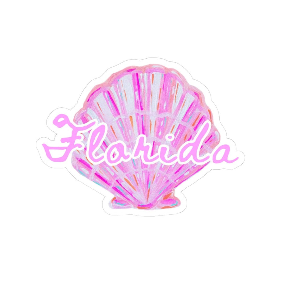 Pink Florida Shell Sticker