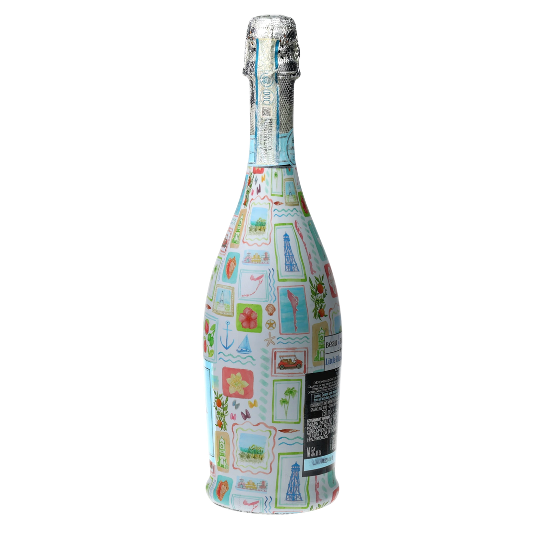 Beau Bottles Little Blue Designs From FL with Love - Prosecco Collection
