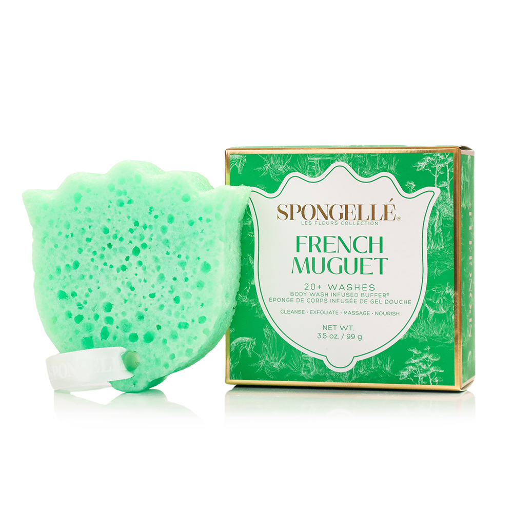 SPONGELLE: Les Fleurs Body Buffer