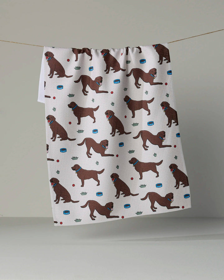 Lab Pals Tea Towel: Multi-lab