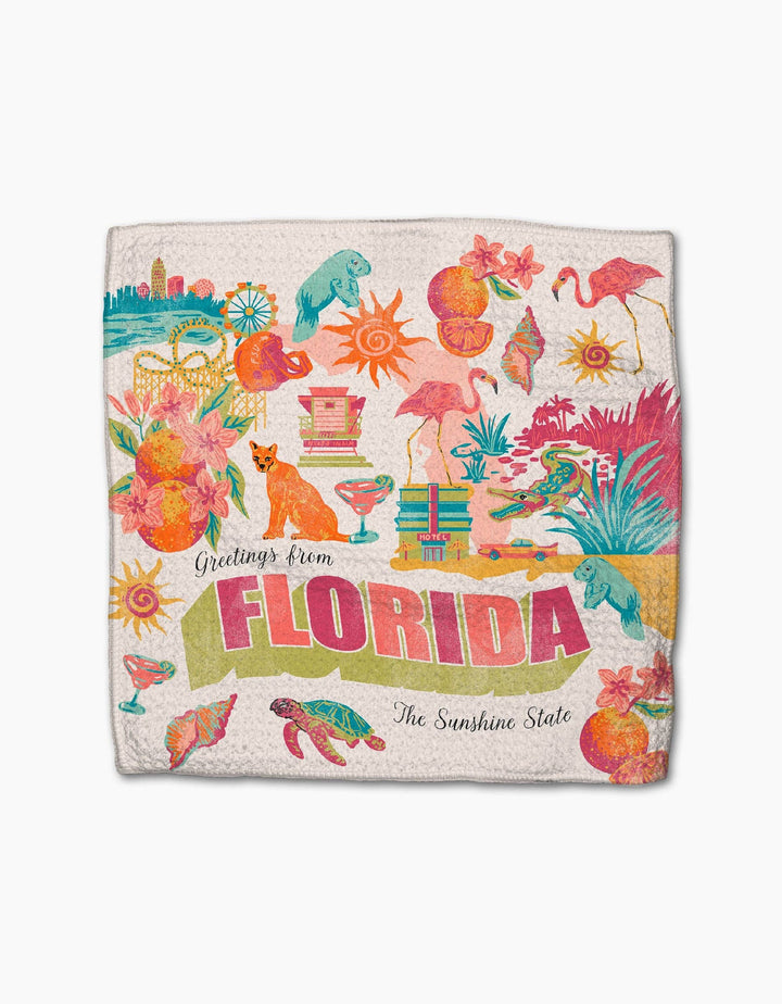 Greetings From Florida Dishcloth Set