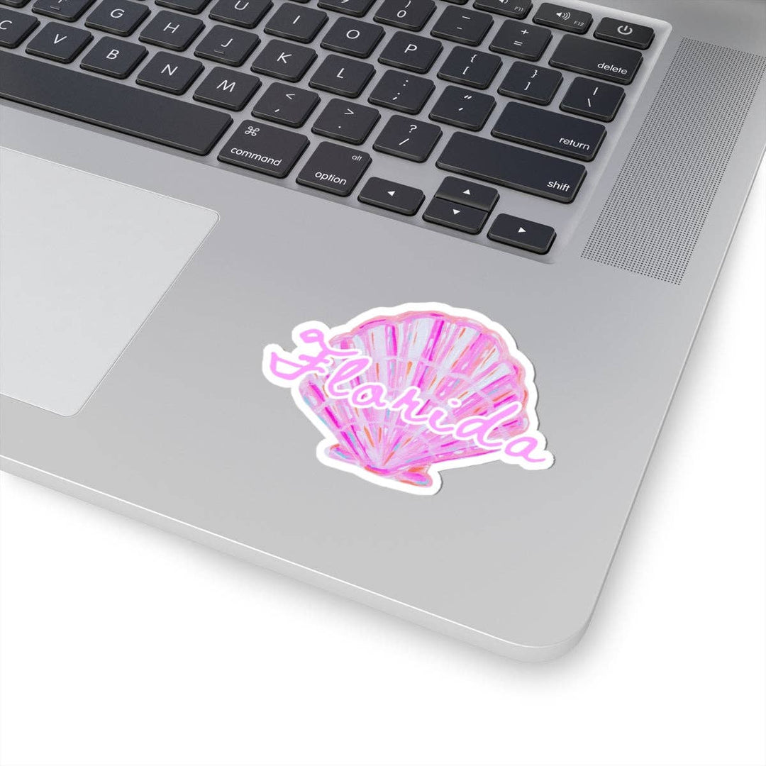 Pink Florida Shell Sticker