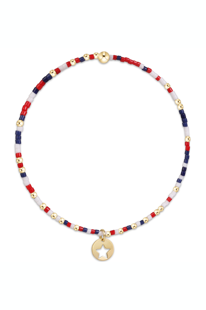 enewton: Hope Unwritten Bracelet - Firecracker - Star Small Gold Disc