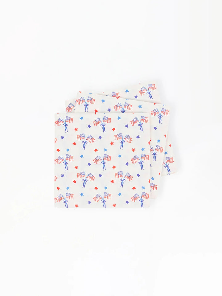 Cocktail Napkin American Flag