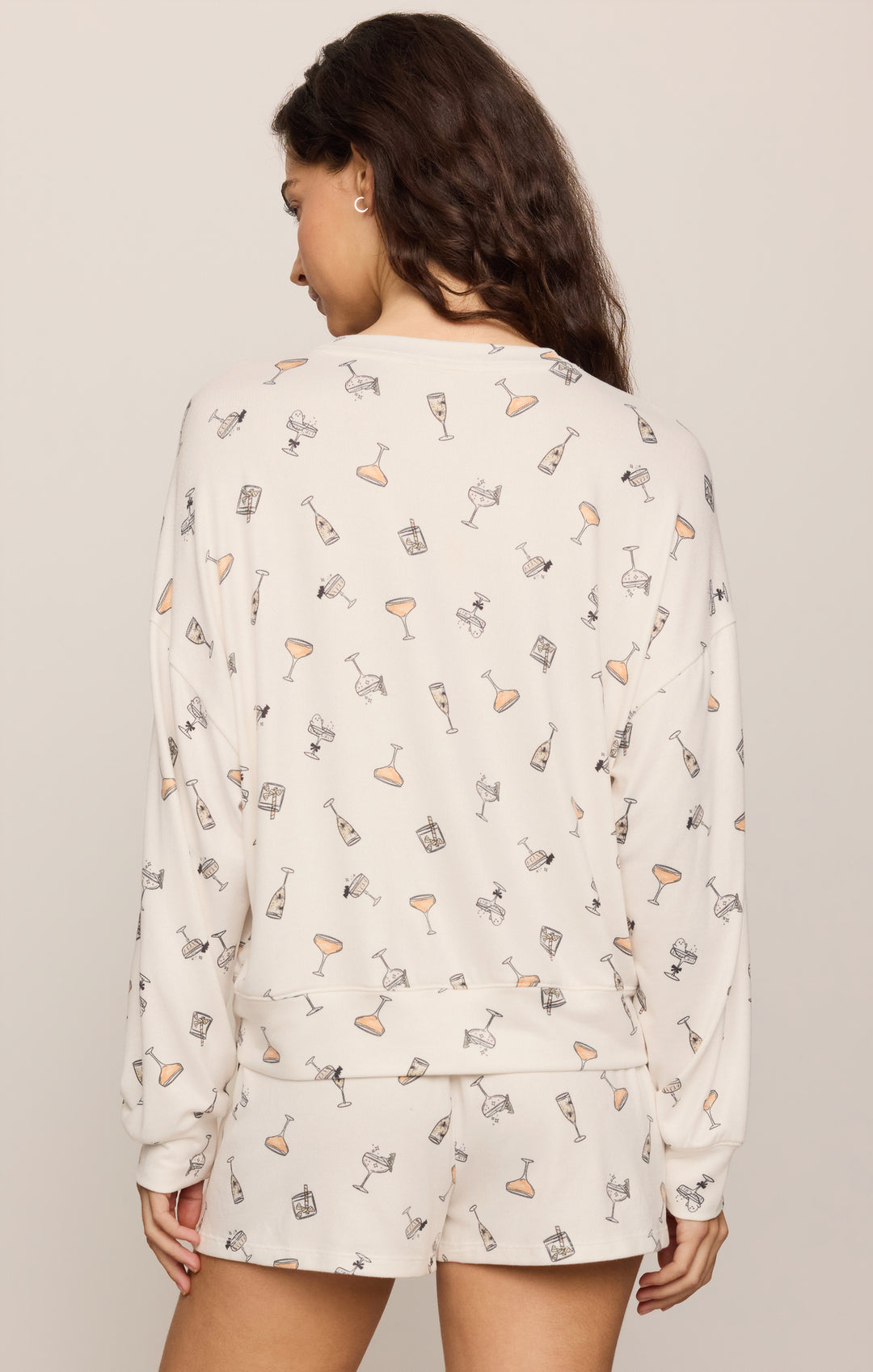 Z Supply: Ella Cocktail Long Sleeve Top -Sandstone