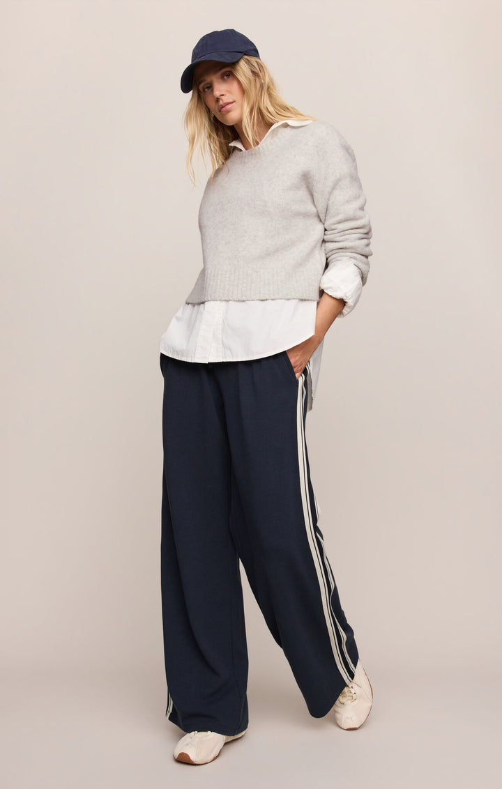 Z Supply: Stand In Sweater Feather Grey