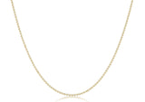 15" Choker Classic Beaded Chain - Gold