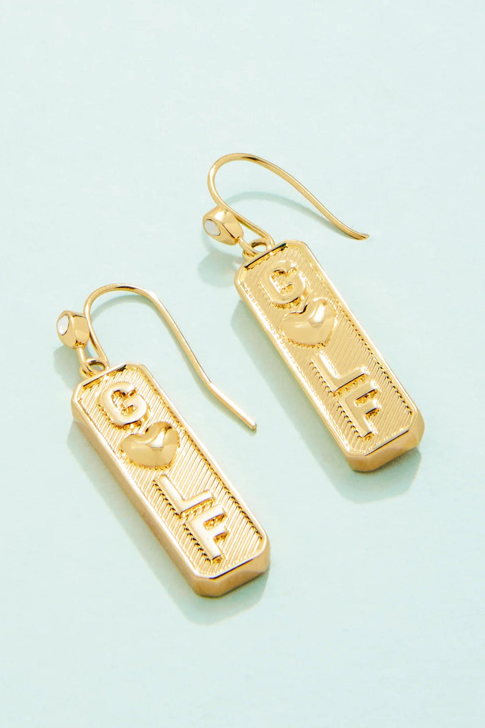Spartina 449:  SP Golf Earrings Gold