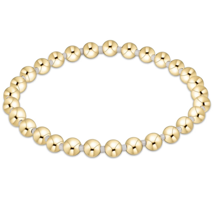 enewton: Gameday hope grateful 5mm bead bracelet - white - B Social Boutique