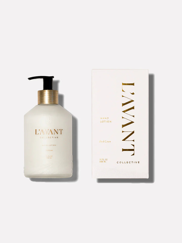 L'AVANT Collective: Hand Lotion Fresh Linen 10oz