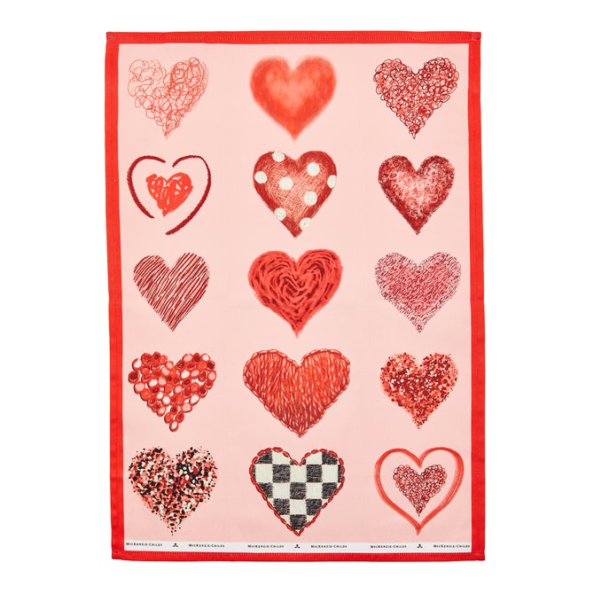MacKenzie Childs: Heart Dish Towel
