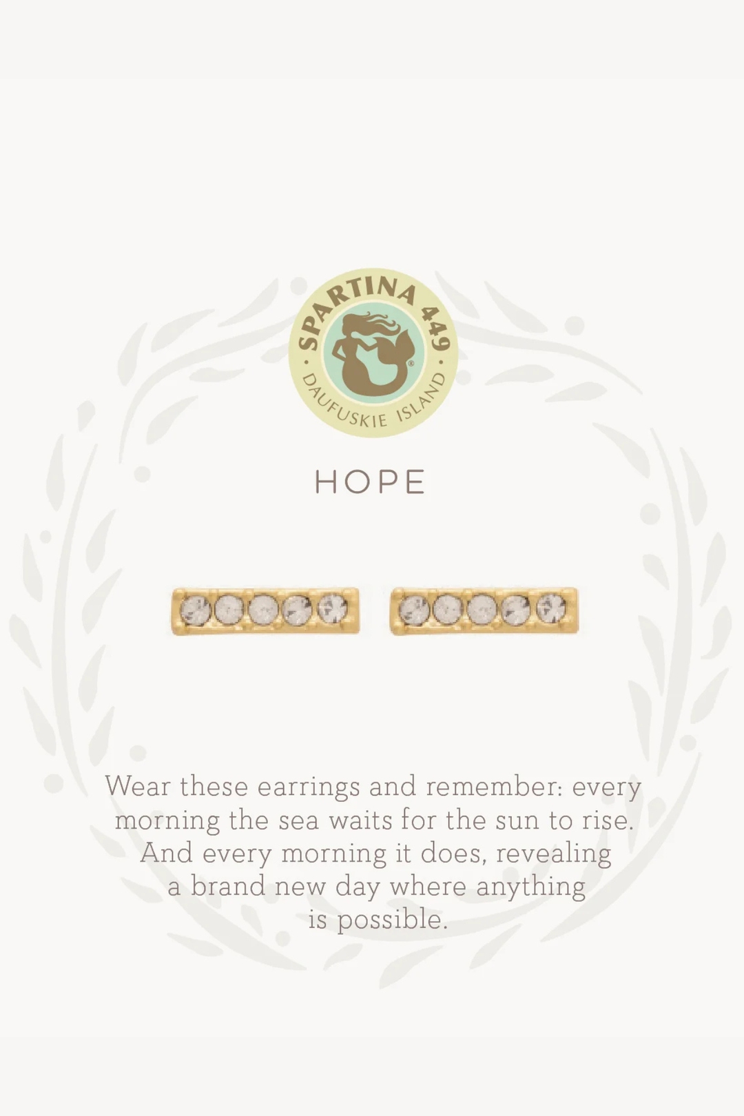Spartina 449: Sea La Vie Stud Earrings Hope/Horizon